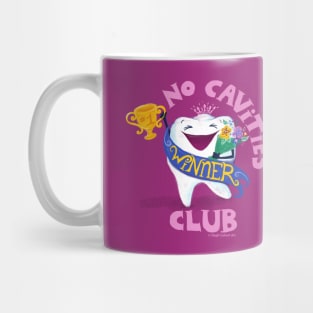 Cute Tooth art - No Cavities Club funny dentist gifts Mug